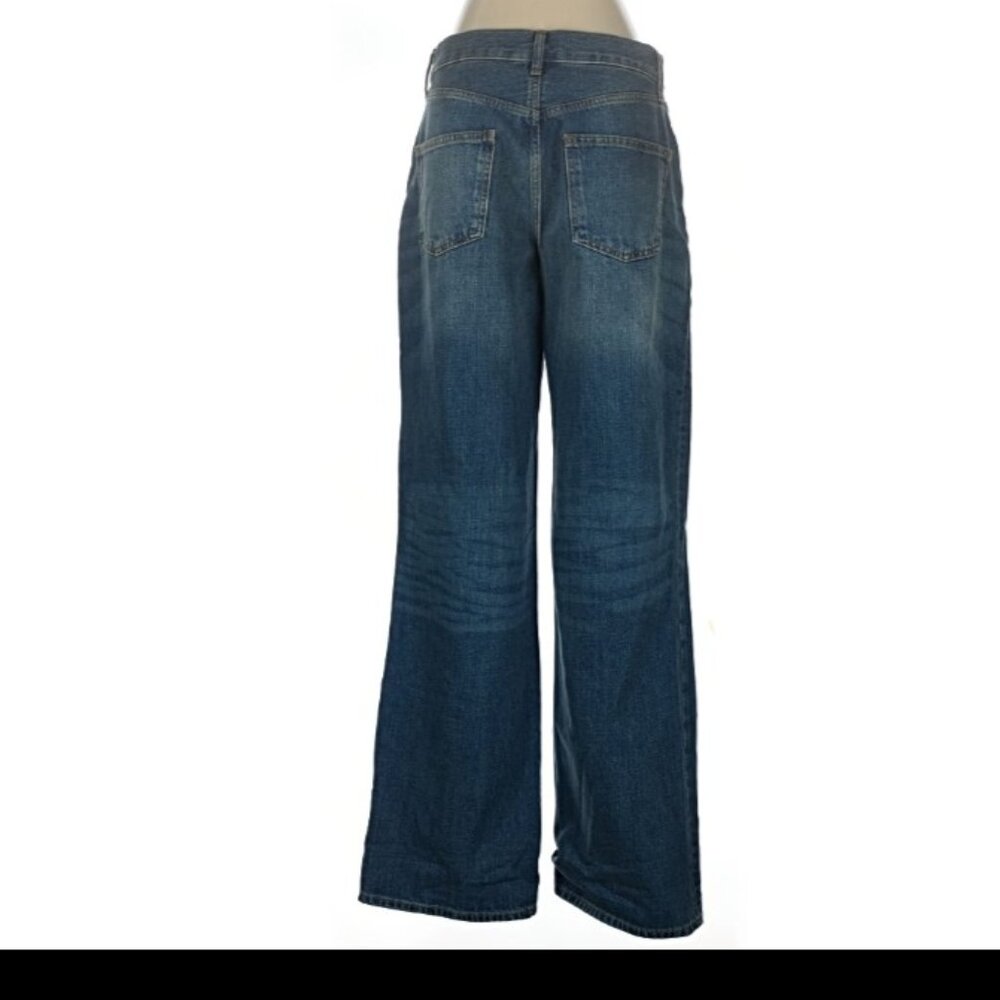 Zara wide leg high waist medium wash size 6 - Picture 2 of 2